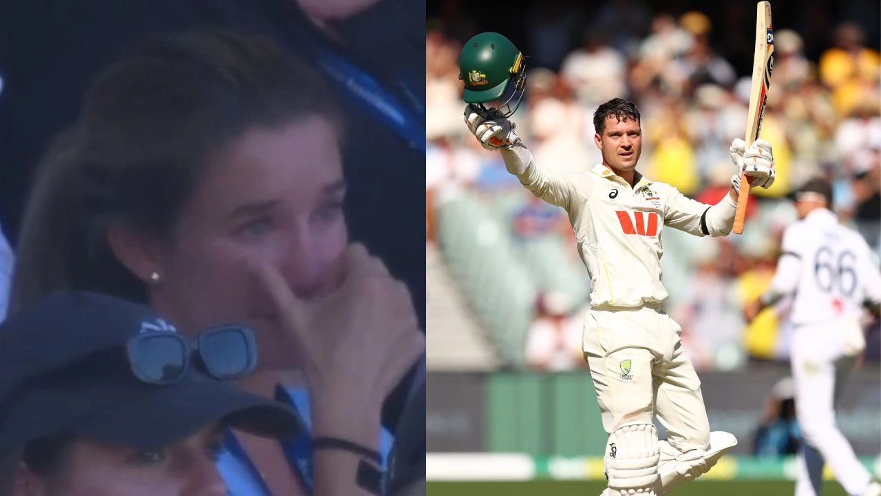 “That one is for you, Dad”: Alex Carey breaks down during maiden Ashes century celebration; wife left in tears