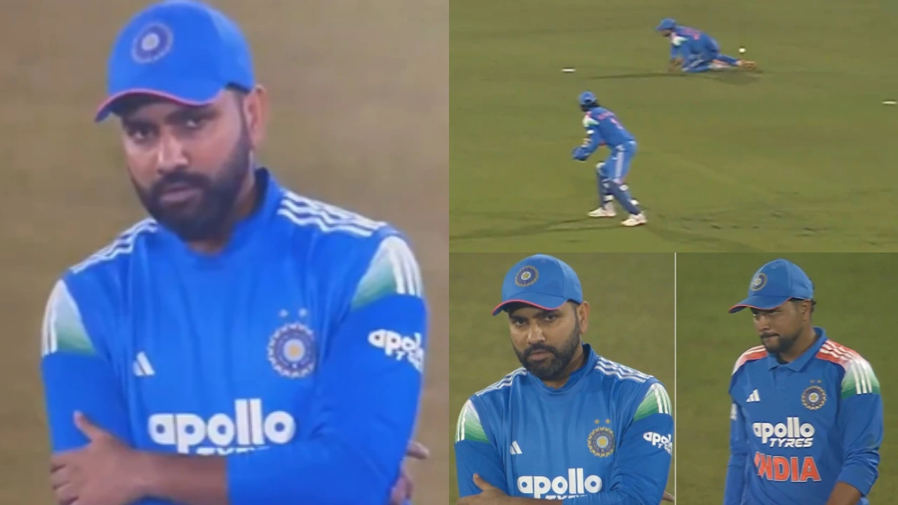 Watch: Rohit Sharma looks absolutely disgusted after Kuldeep Yadav’s mistake during Raipur ODI