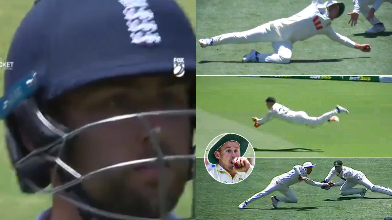 Marnus Labuschagne’s flying catch ends England’s dream chase at Adelaide