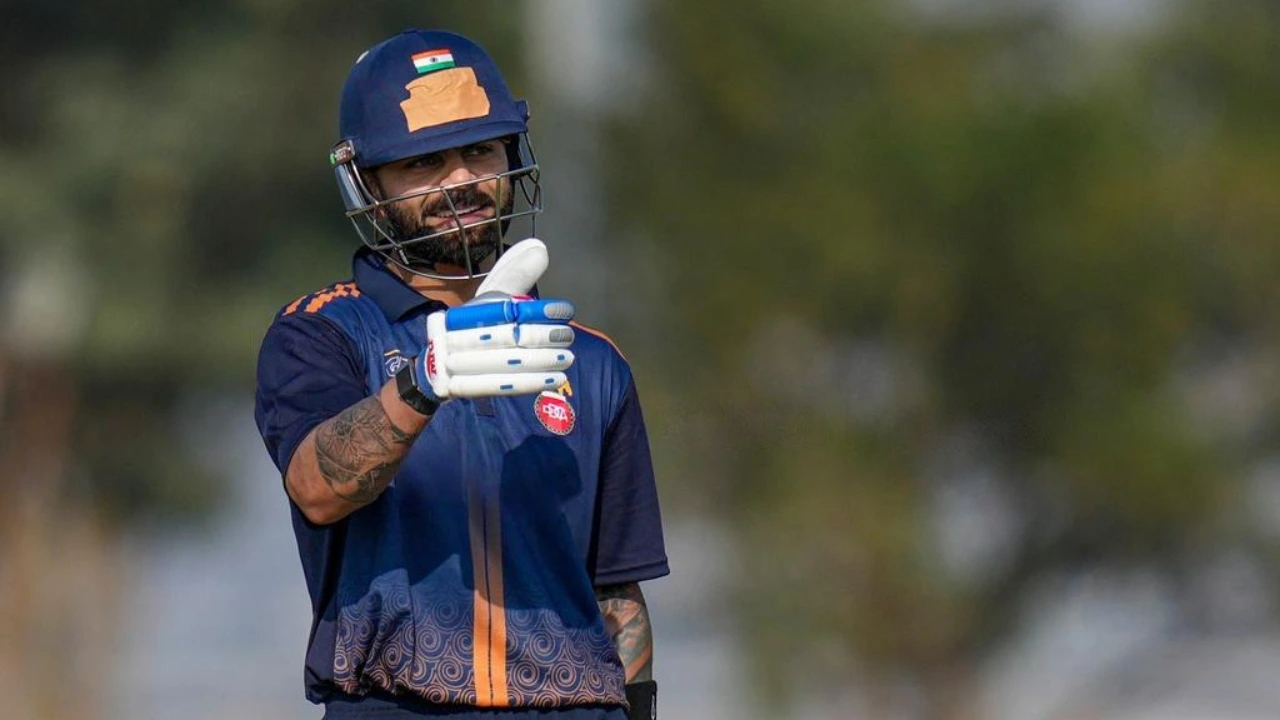 Virat Kohli Vijay Hazare Trophy participation: Return date and opposition revealed