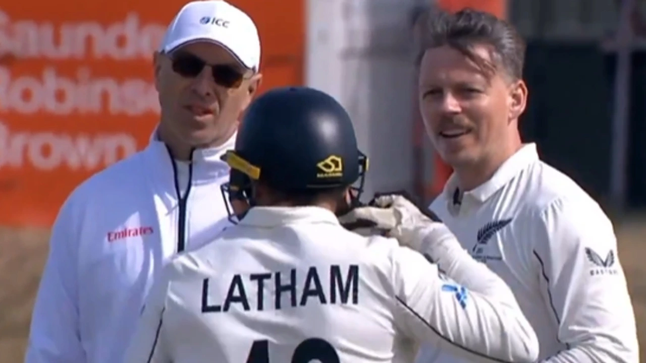 “Your bloody finger…”: Tom Latham attacks umpire Alex Wharf with abusive remark – BAN incoming?