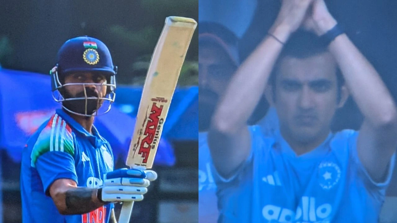 Gautam Gambhir’s reaction to Virat Kohli’s fifty celebration in Raipur ODI goes viral amid rift rumours