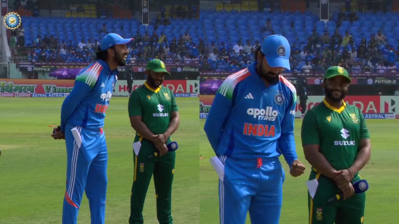 KL Rahul loses control, celebrates hilariously as India finally win a toss after ages; Temba Bavuma reacts