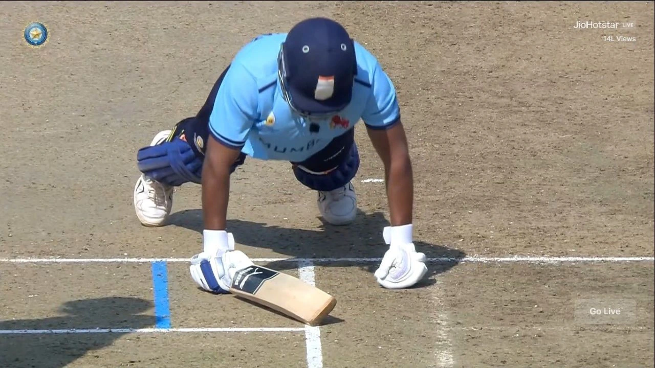 Sarfaraz Khan sends message to IPL teams with push-ups celebration after Mumbai’s fastest-ever fifty