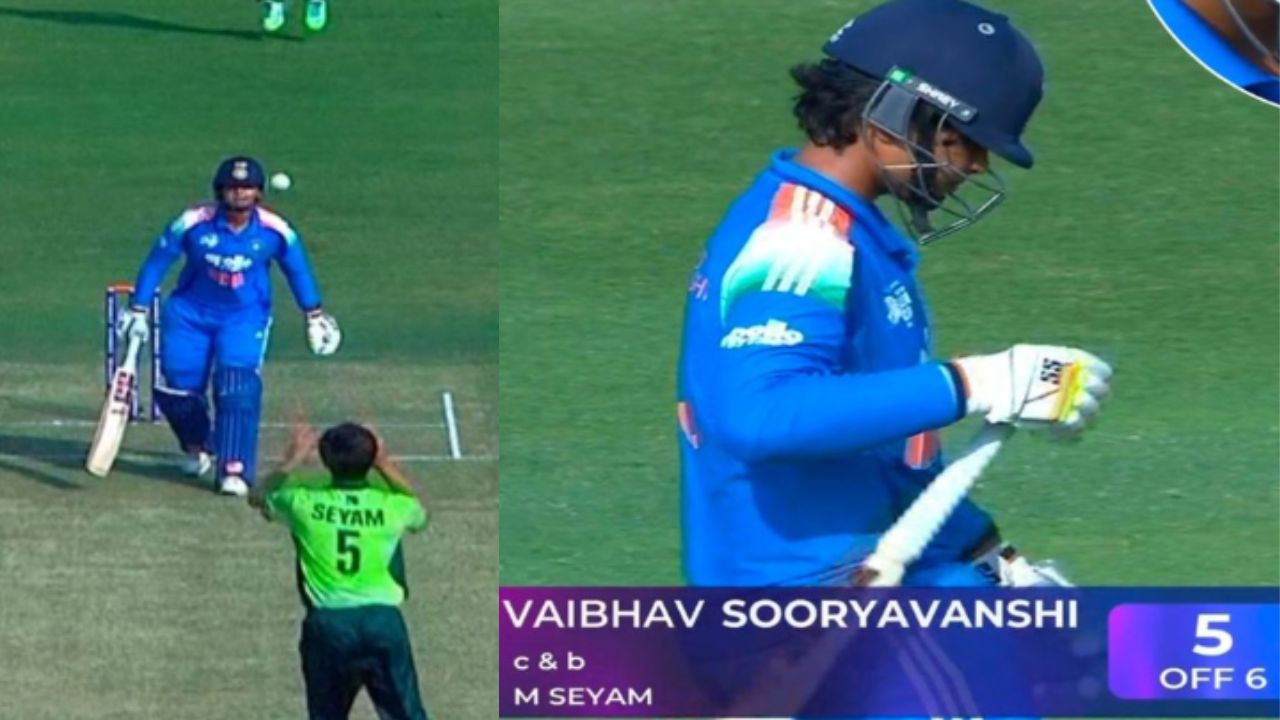 Vaibhav Suryavanshi crumbles under pressure in U19 Asia Cup as Pakistan erupt in wild celebrations