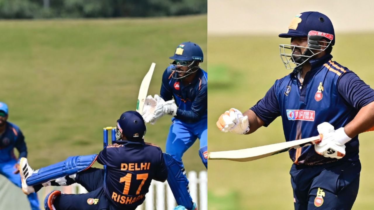 Rishabh Pant sends strong message to selector Ajit Agarkar with magnificent half-century in Vijay Hazare Trophy