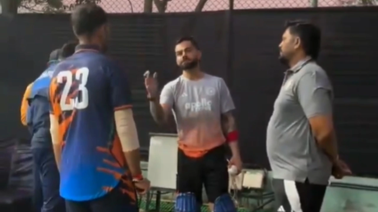Virat Kohli creates a special moment for a local net bowler in Vadodara