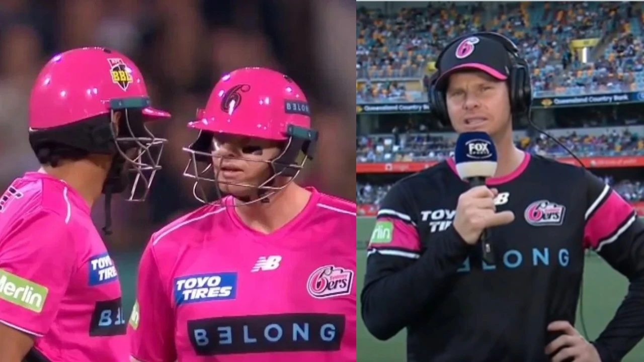 Steve Smith visibly rattled by Isa Guha’s ‘Babar Azam’ question after BBL controversy