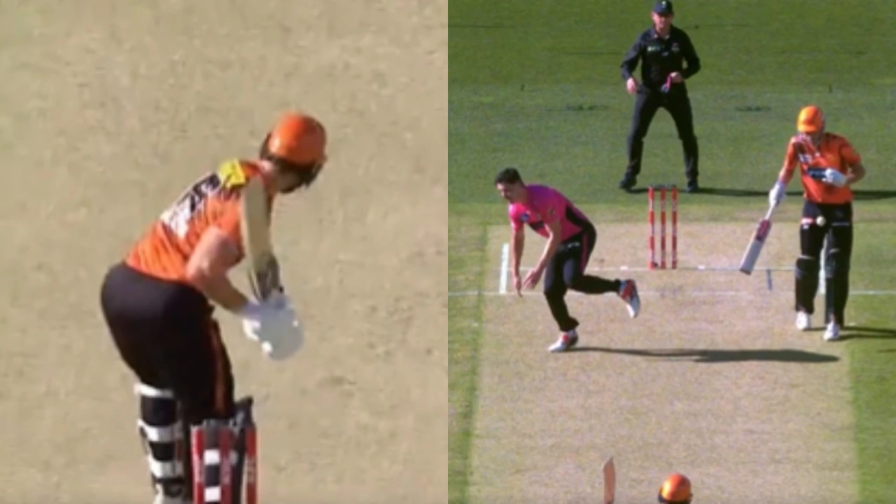 Finn Allen’s tracer bullet brutally hits Aaron Hardie as Kiwi batter creates BBL six-hitting history