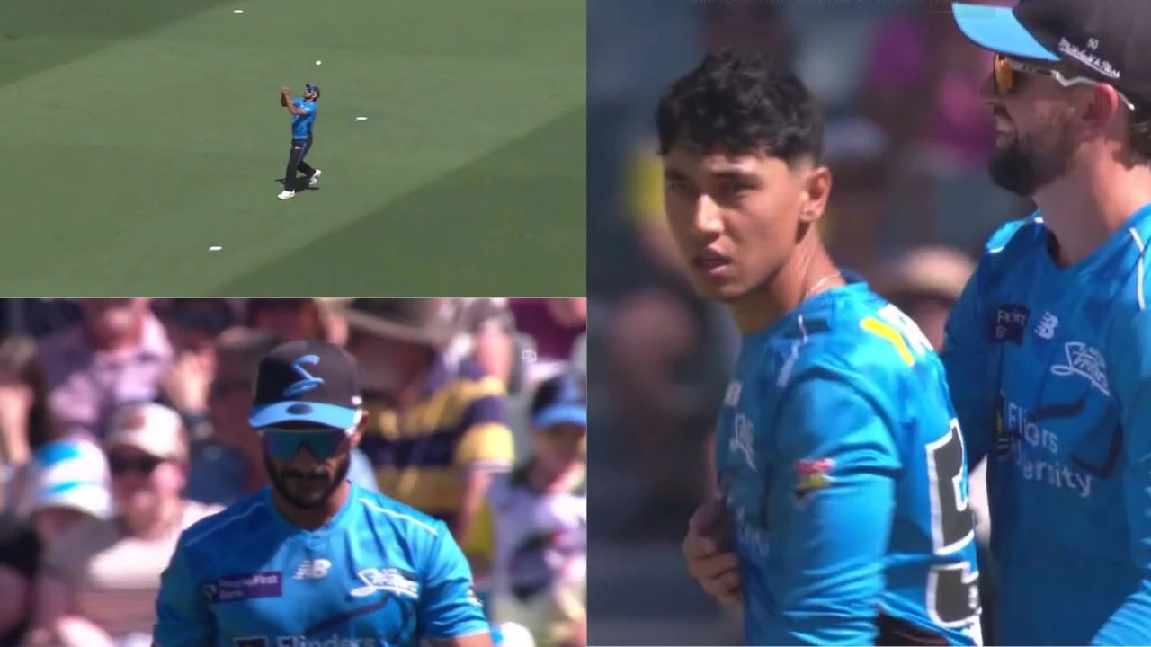 Hasan Ali drops sitter to save Mohammad Rizwan in BBL, denies India-born Jerrssis Wadia fairytale 3-fer in 1st over