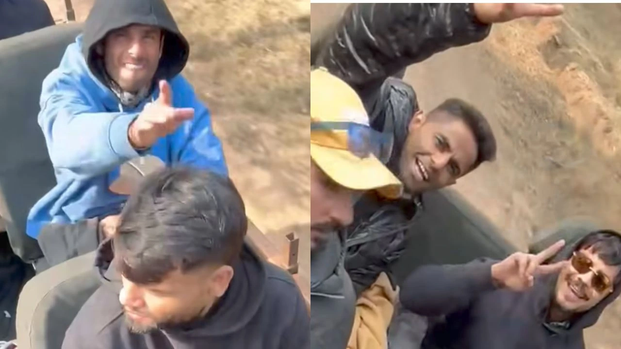 Ravi Bishnoi stunningly hits Rinku Singh on head multiple times as Suryakumar Yadav watches in silence