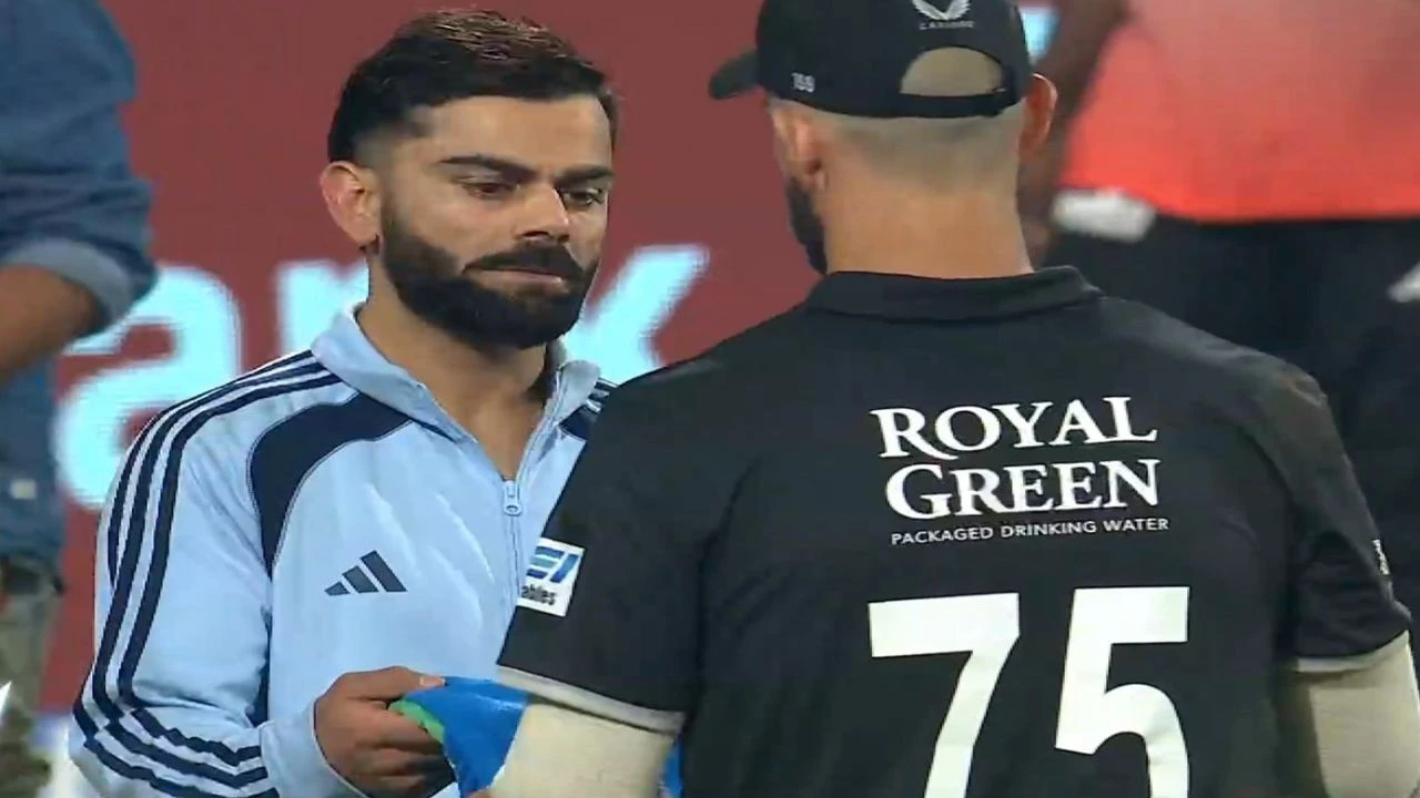 Virat Kohli gifts Daryl Mitchell special jersey after Kiwi star wrecks India, claims World No.1 spot