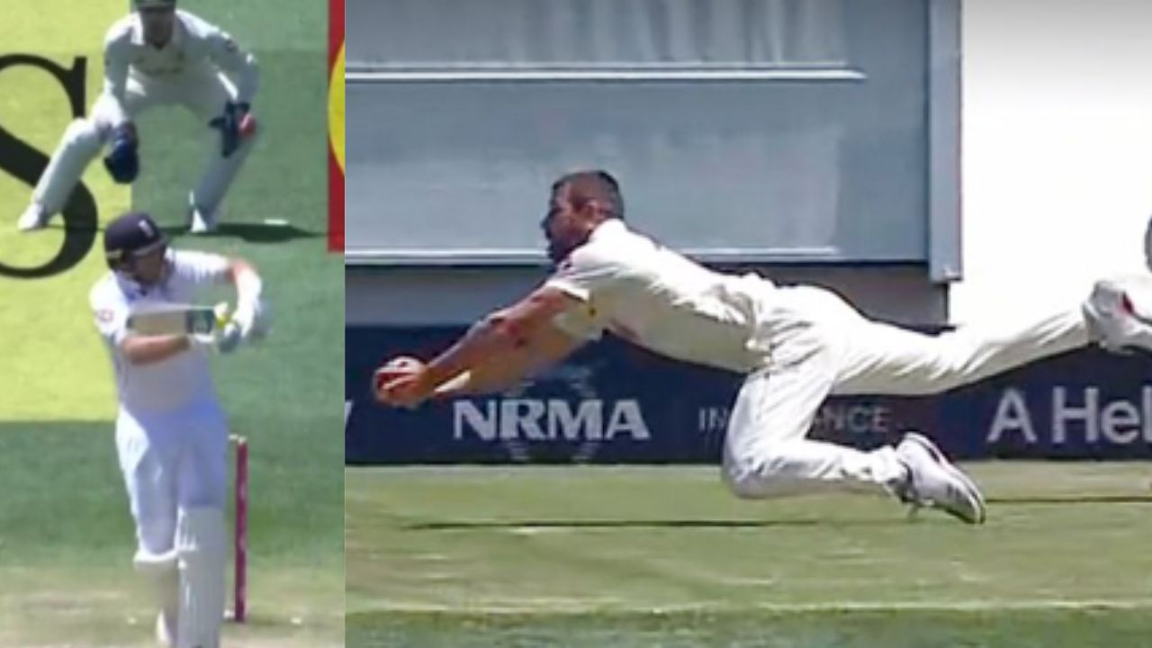 Michael Neser pulls off UNREAL catch to KILL Joe Root’s 160 in Sydney Test