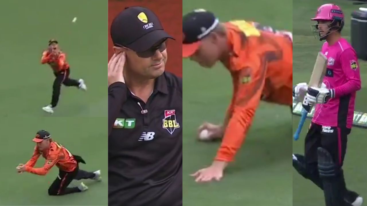 BBL controversy erupts in final! Joel Davies called back from dugout as Cooper Connolly’s catch declared invalid