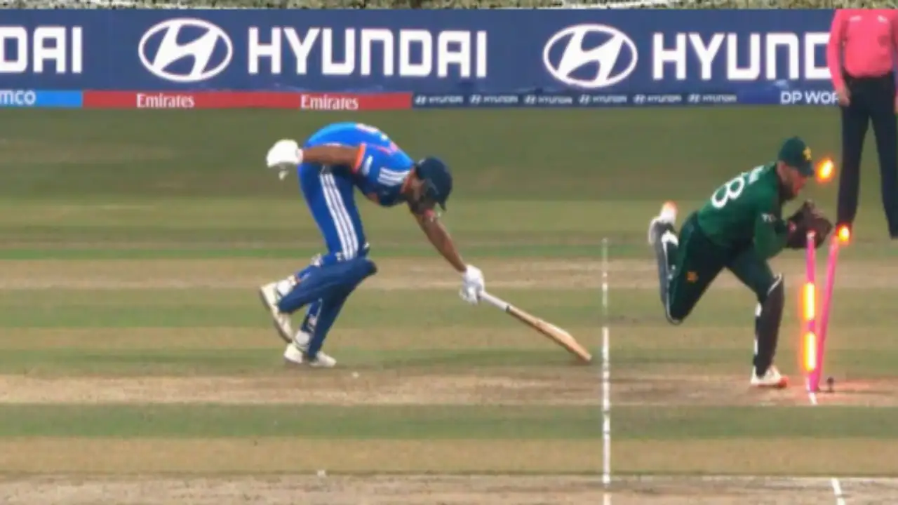 Shivam Dube furious at Rinku Singh after being Run Out against Pakistan