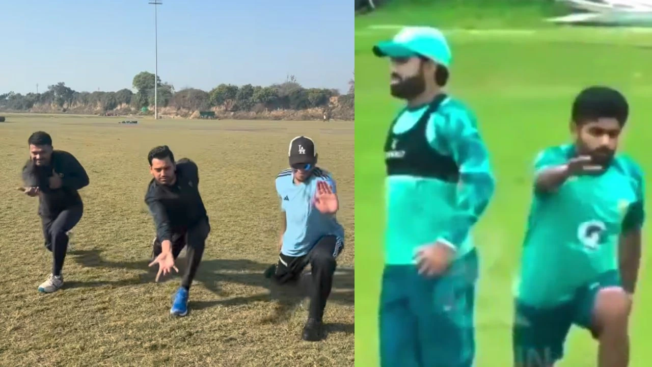 Deepak Chahar brutally trolls Babar Azam, Mohammad Rizwan with hilarious warm-up video