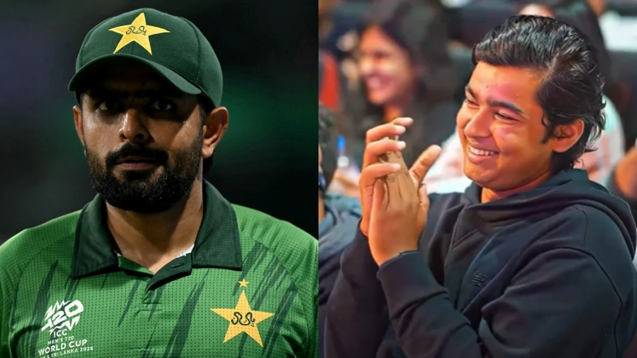 Vaibhav Sooryavanshi laughs wildly at ‘Babar Azam strike-rate’ joke by comedian Pranit More