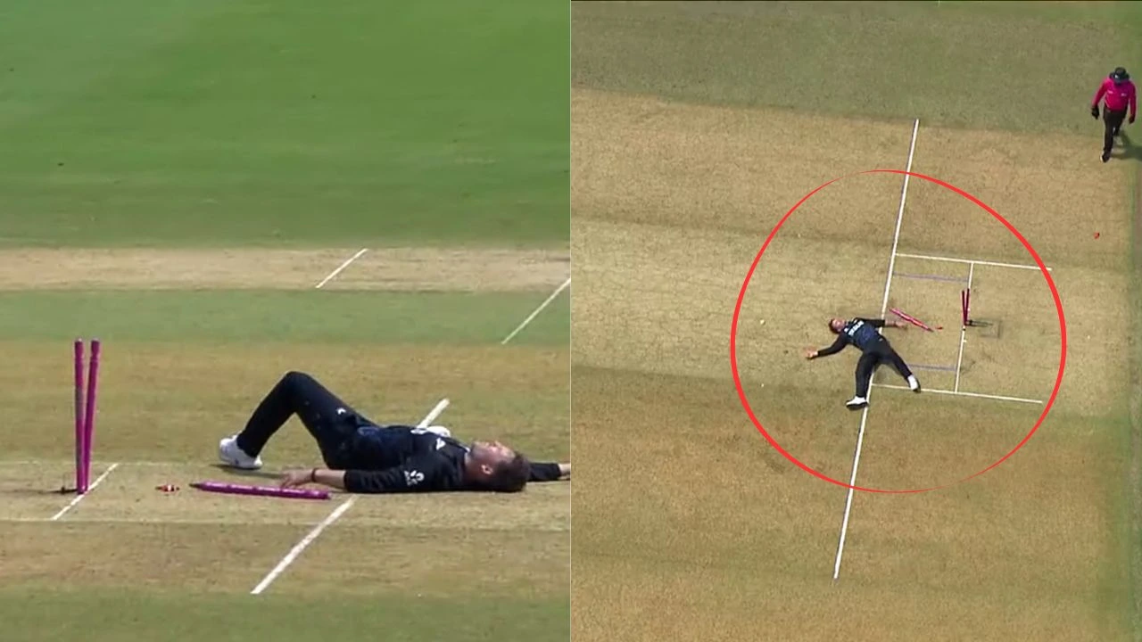 Lockie Ferguson collapses like a dead body from fatigue during NZ vs AFG T20 World Cup clash; video breaks internet