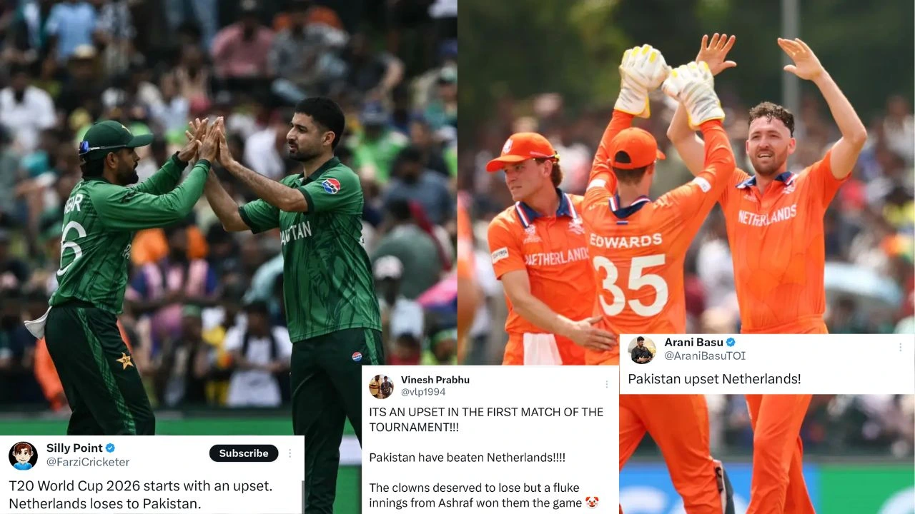 ‘T20 World Cup starts with upset’: Fans react as Pakistan snatch victory from jaws of defeat vs Netherlands