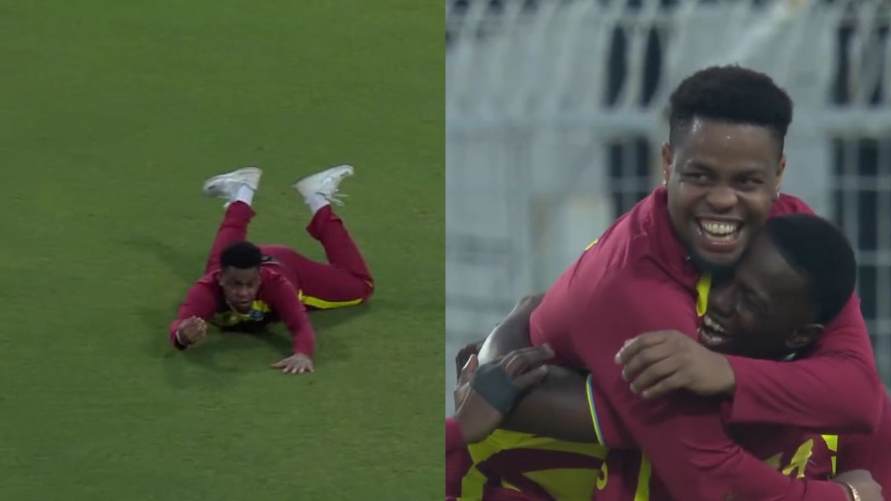 Shimron Hetmyer takes ‘catch of the T20 World Cup 2026’ to dismiss George Munsey