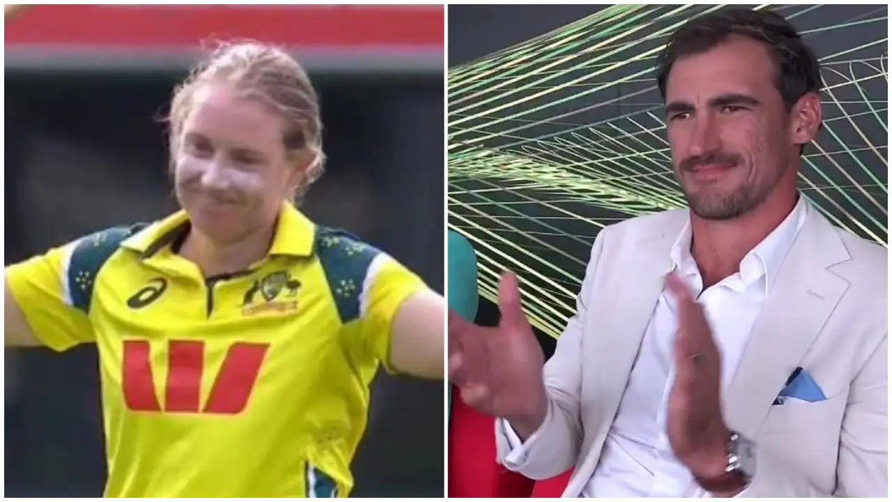 Unmissable! Mitchell Starc’s reaction to Alyssa Healy’s farewell century goes viral (Watch video)