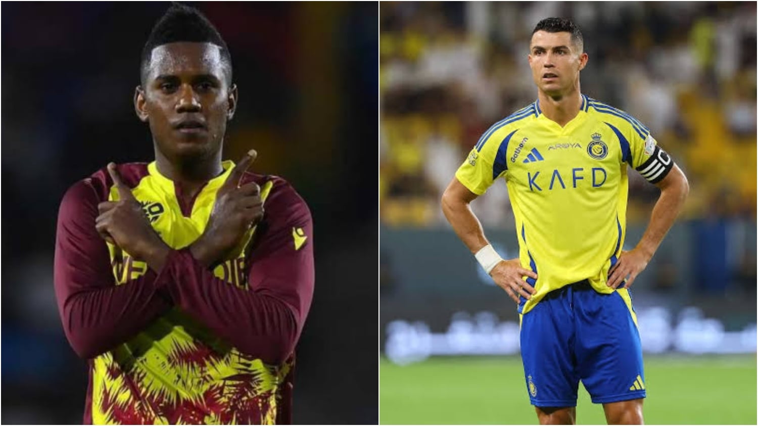 CSK star Akeal Hosein begs Cristiano Ronaldo for help as team gets stranded in subcontinent