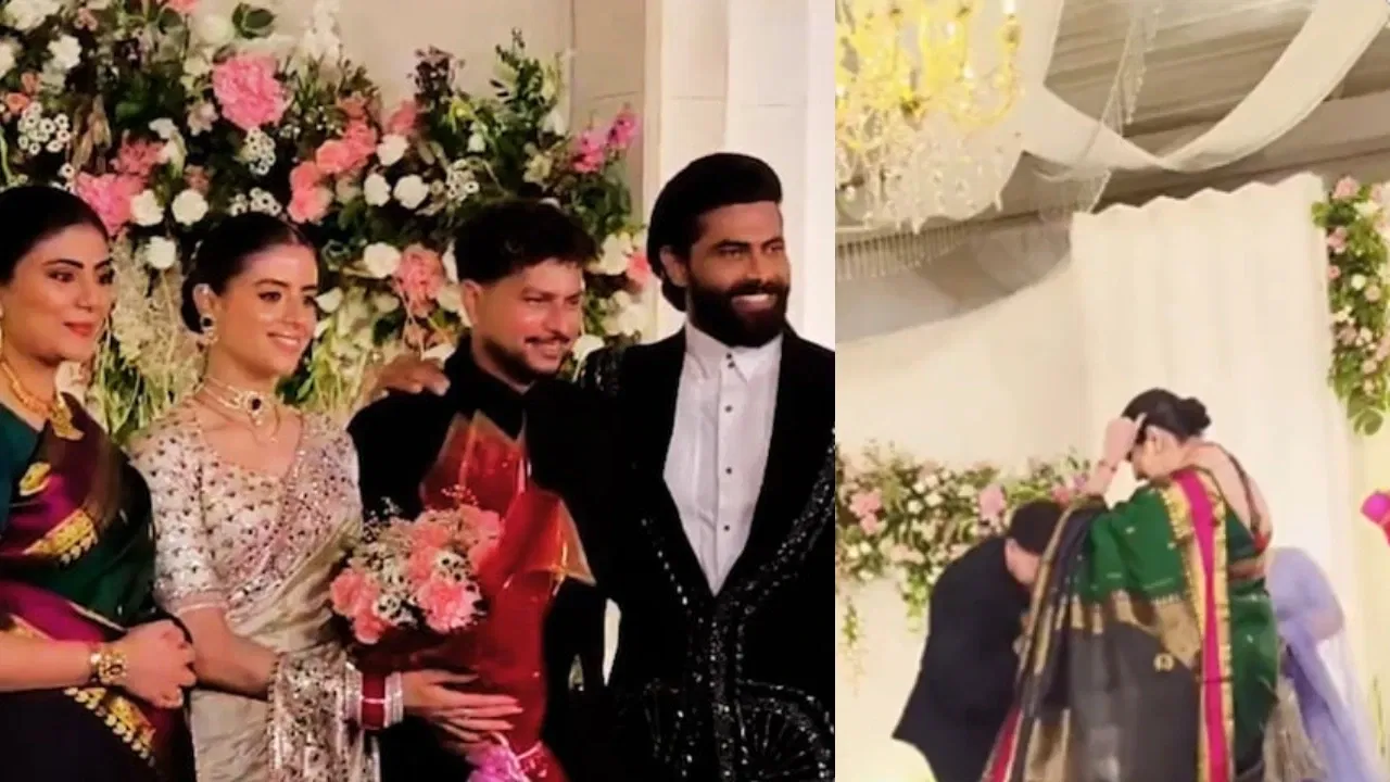 Kuldeep Yadav’s gesture towards Ravindra Jadeja and his wife goes viral