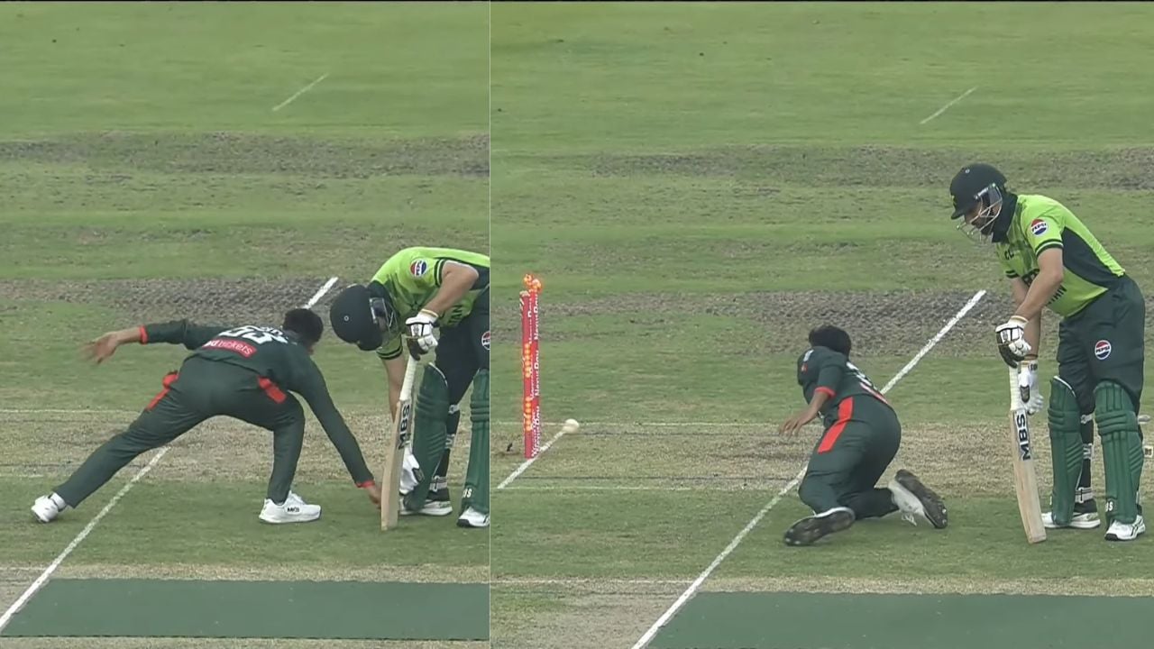 Mehidy Hasan Miraz BREAKS spirit of cricket rule to dismiss Salman Ali Agha