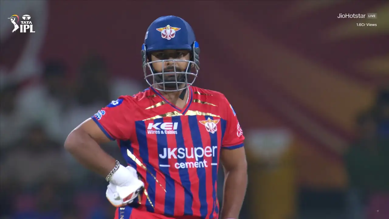 Rishabh Pant’s opening stint cut-short by run-out at non-striker’s end