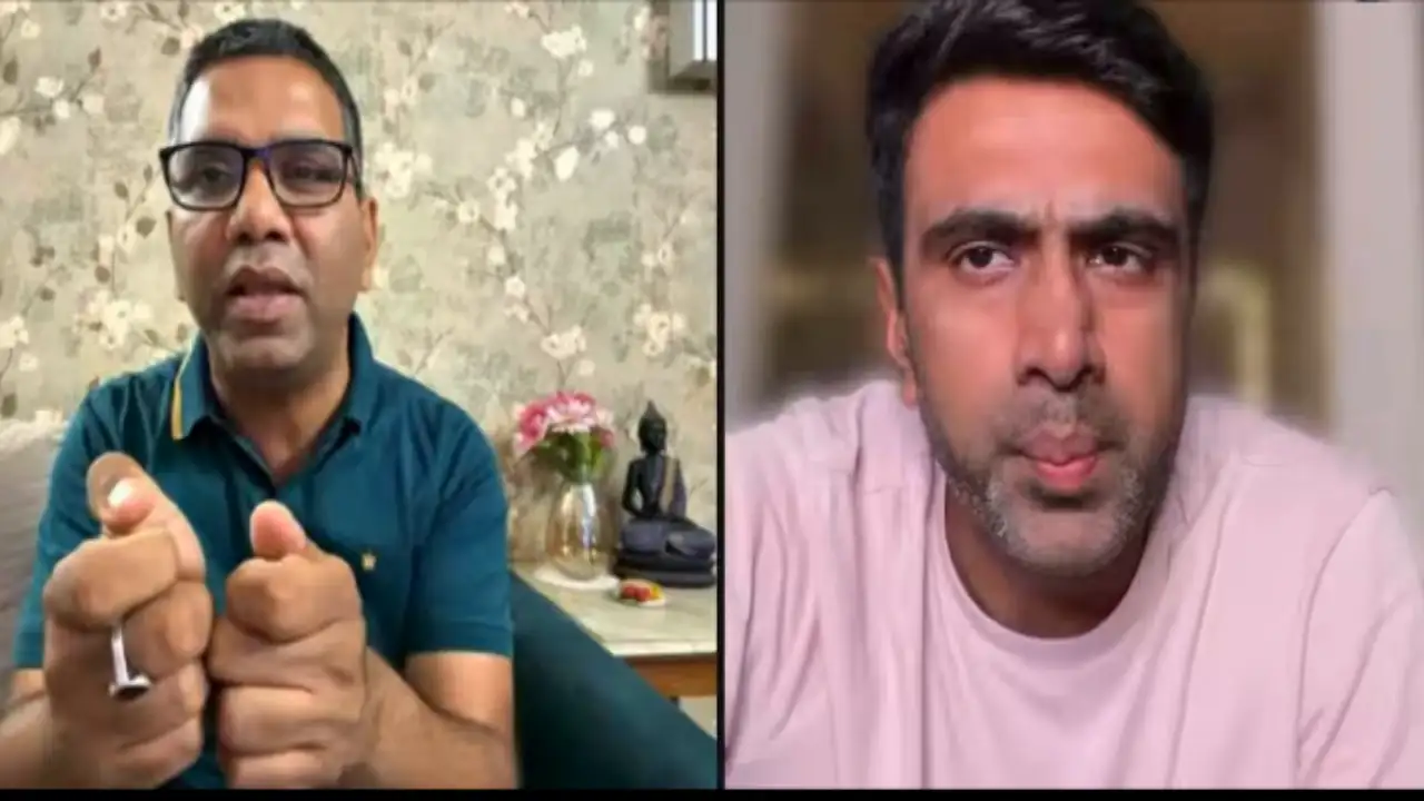 Watch: Ravichandran Ashwin brutally trolls co-host Vimal Kumar over Praful Hinge, video breaks the internet
