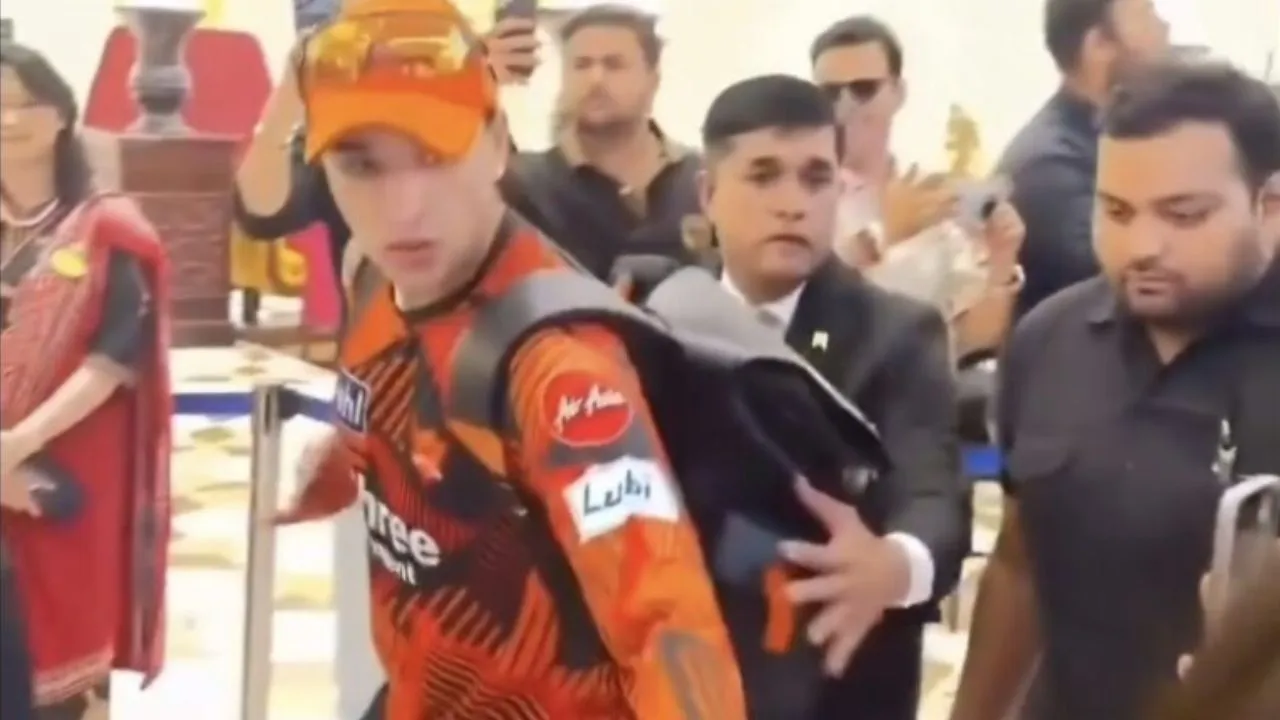 Watch: Abhishek Sharma harassed by female fan in SRH team hotel amid IPL 2026