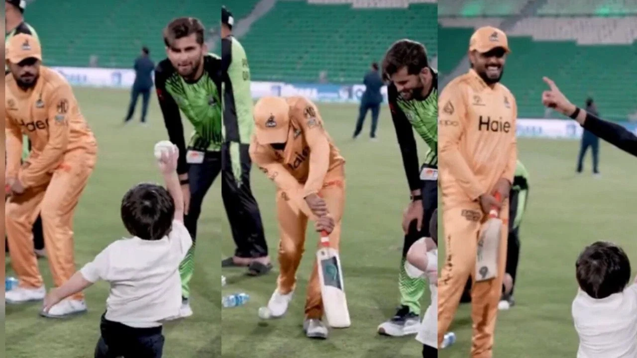 Watch: Babar Azam dismissed by Shaheen Afridi’s 1-year-old son, faces brutal trolling