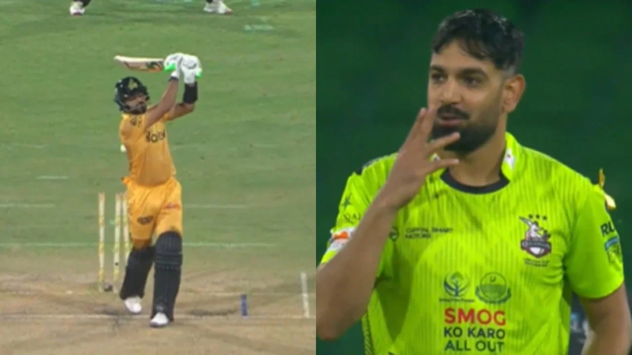 Haris Rauf gives Babar Azam flying kiss send-off in PSL – Mohsin Naqvi’s wrath incoming!!