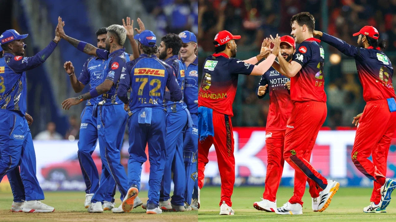 MI vs RCB Playing XI: Predicted Lineups, Full Team News & Impact Players – IPL 2026 Match 20