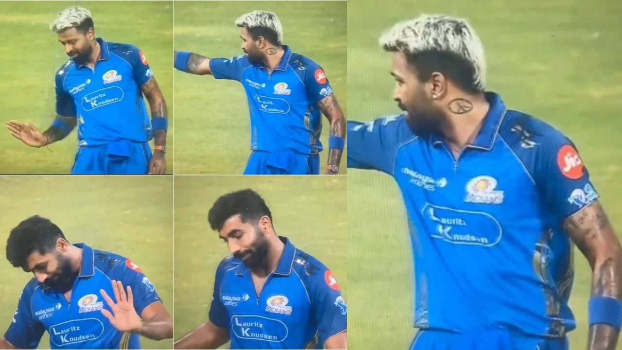 Jasprit Bumrah left frustrated after heated exchange with Hardik Pandya during MI vs PBKS clash