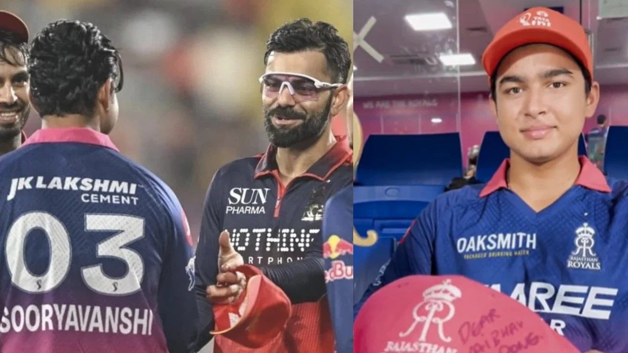 Virat Kohli’s special gesture for Vaibhav Sooryavanshi goes viral after RCB’s hammering