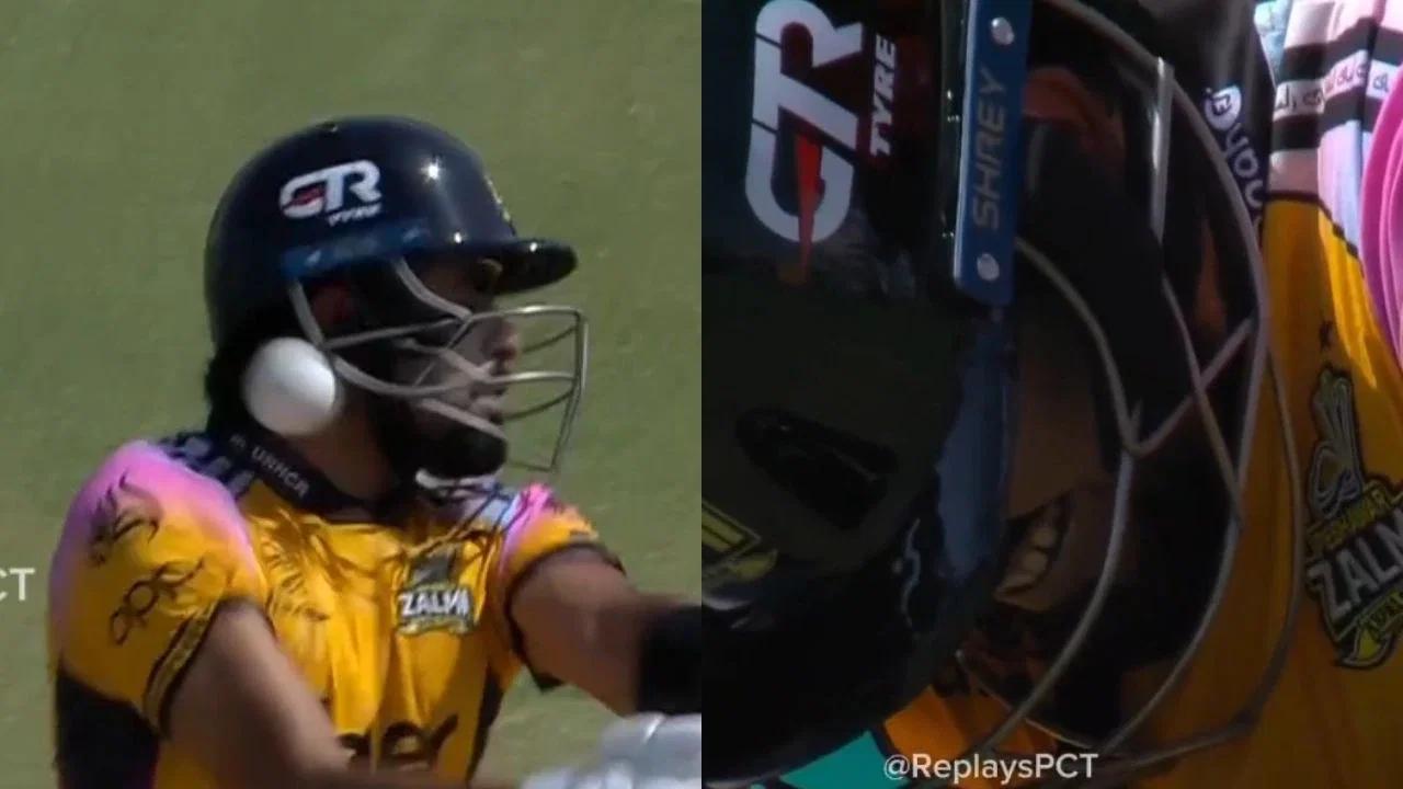 Scary moment! Babar Azam hit on neck by deadly bouncer from Naseem Shah’s brother