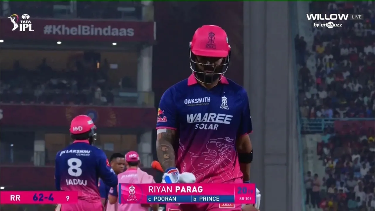 “Parag biggest scam:” Fans troll as Riyan Parag’s poor form continues in IPL 2026