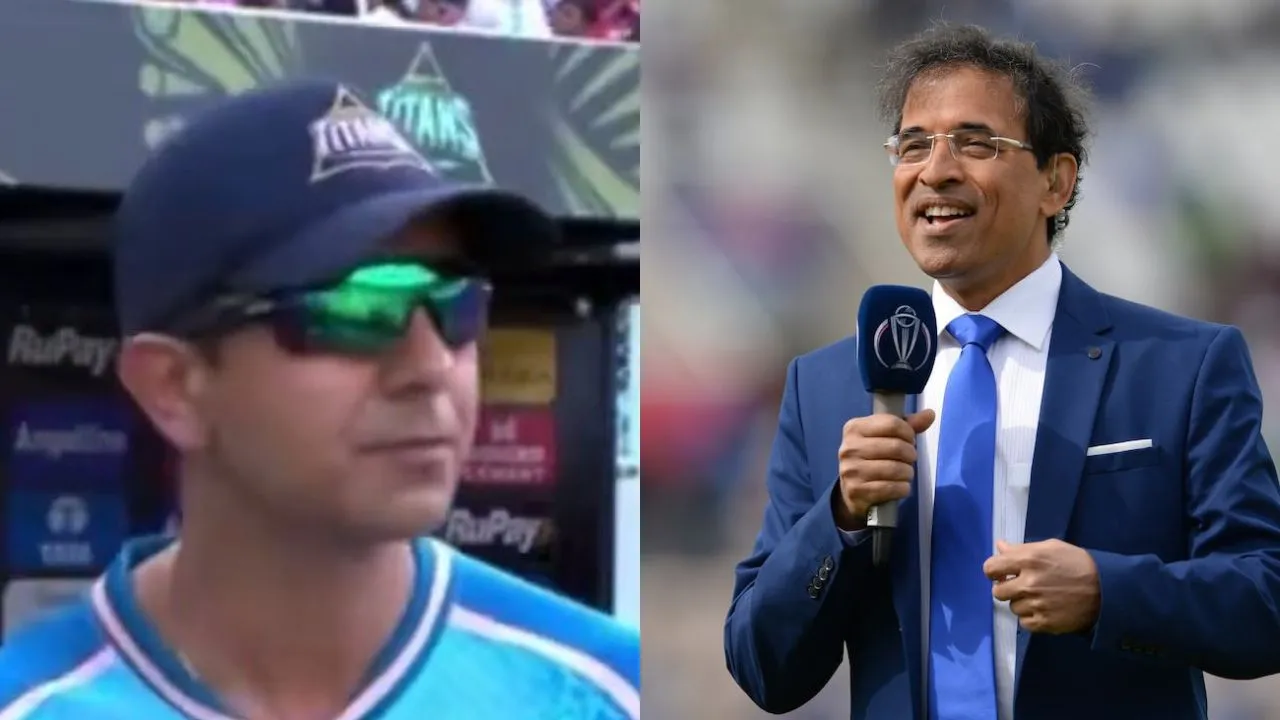 “Stick to the cricket”: Vikram Solanki engaged in a light-hearted exchange with Harsha Bhogle during LSG vs GT clash
