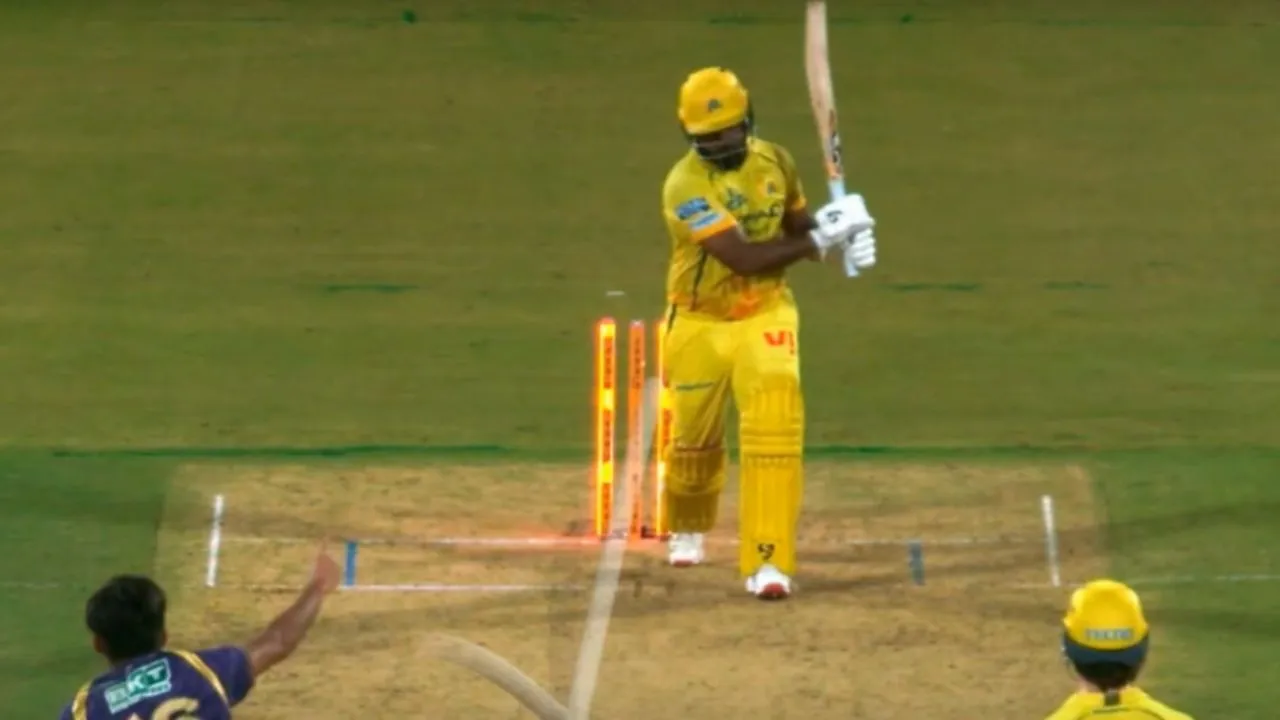 Kartik Tyagi bamboozles Sanju Samson in CSK vs KKR clash