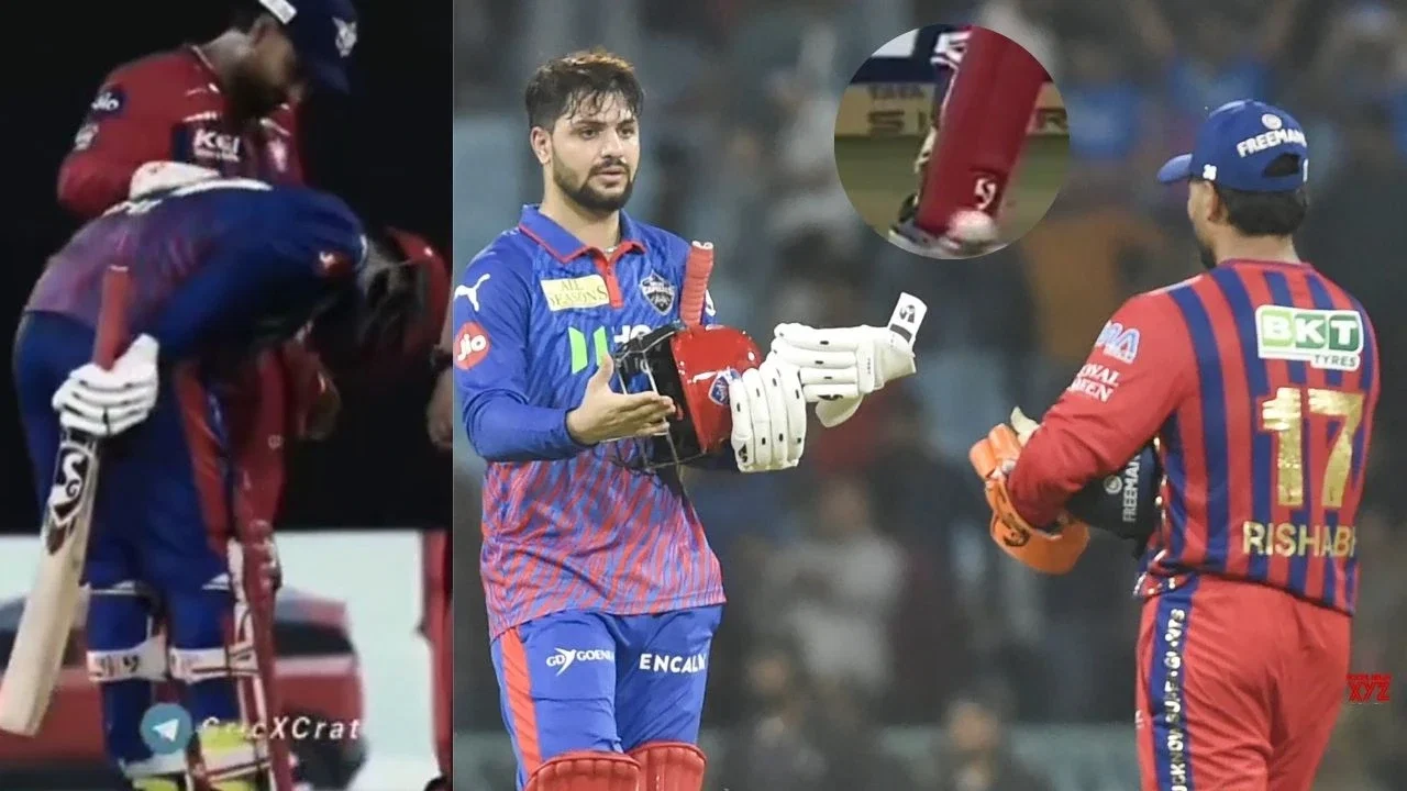 Rishabh Pant nearly injures Sameer Rizvi during LSG vs DC IPL 2026 clash, video goes viral