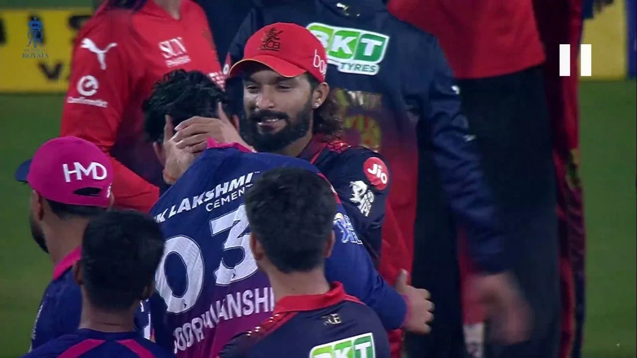 Watch: Rajat Patidar grabs Vaibhav Sooryavanshi by neck after 15-year-old stuns Virat Kohli-starrer RCB
