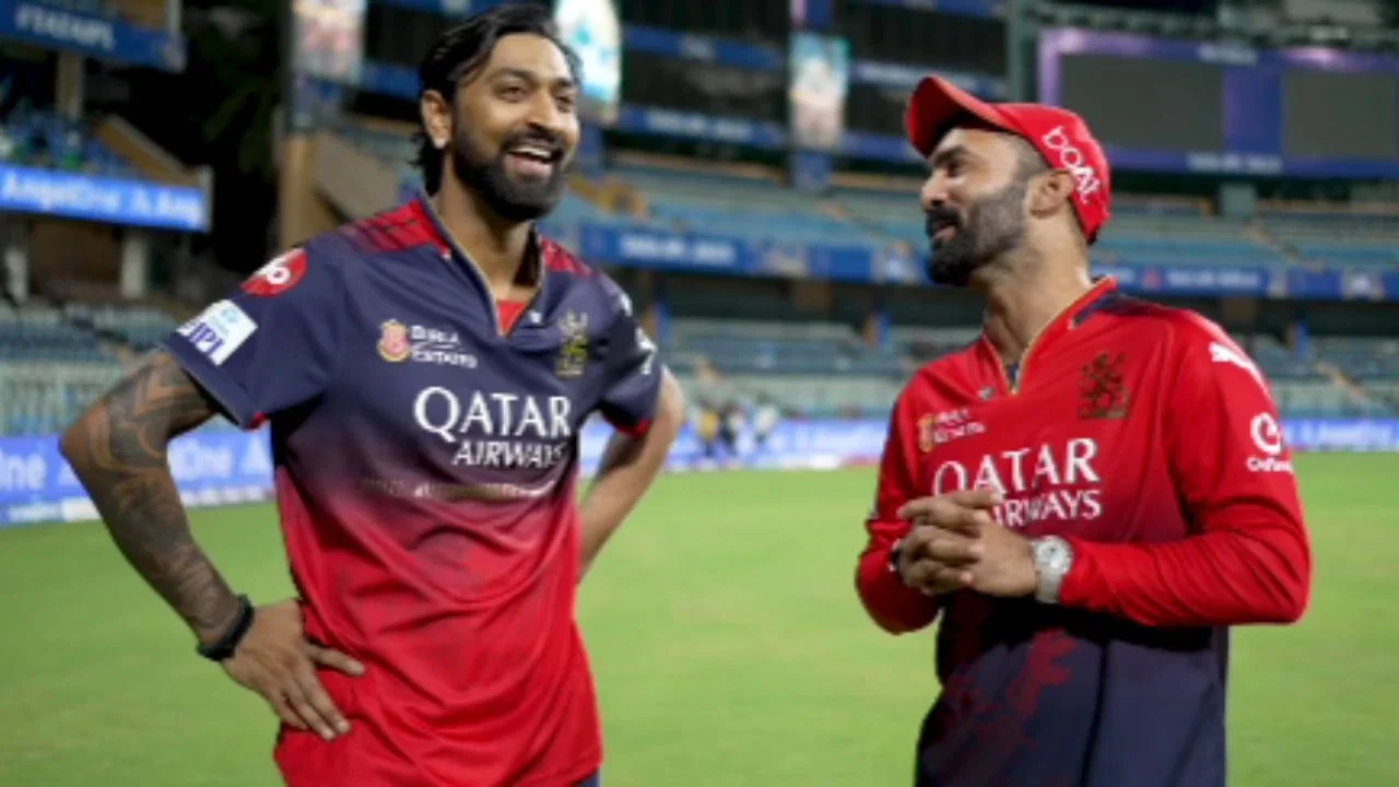 Dinesh Karthik discredits RCB bowlers after win vs MI, Krunal Pandya reacts furiously