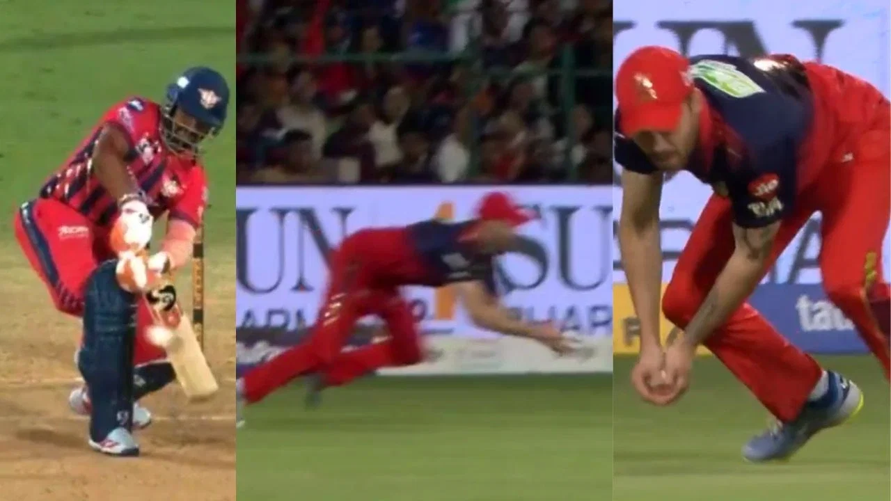 Catch of the Tournament? Phil Salt takes a magnificent catch to dismiss Rishabh Pant in RCB vs LSG clash