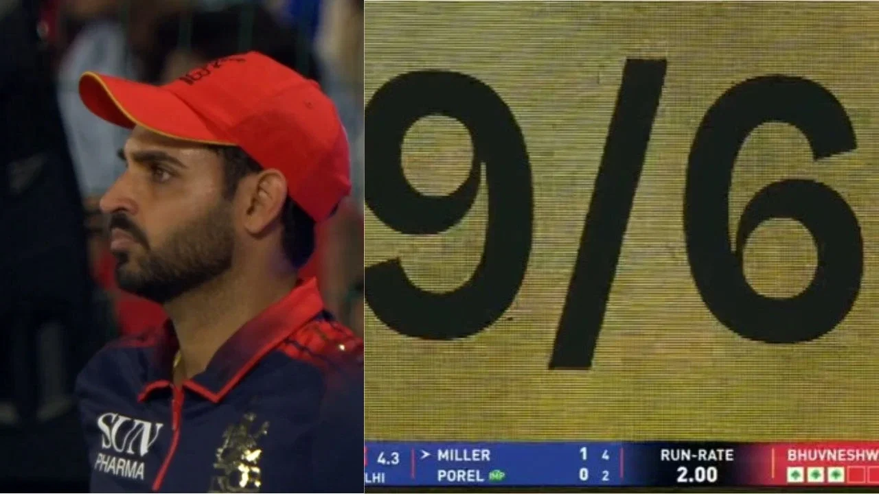 Delhi Capitals script unwanted record: score 8/6 and register lowest power play score vs RCB in IPL 2026