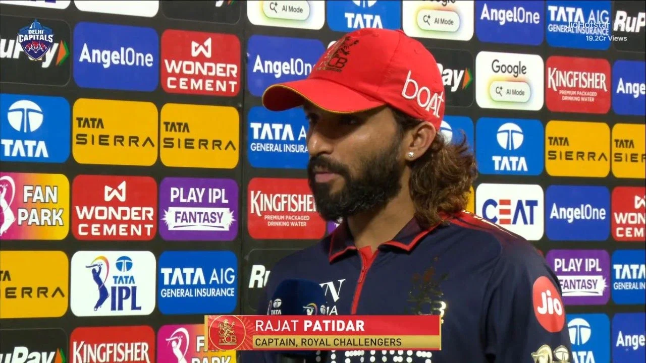 “We got early wickets”: Rajat Patidar credits RCB pace attack after dominating win vs DC in IPL 2026
