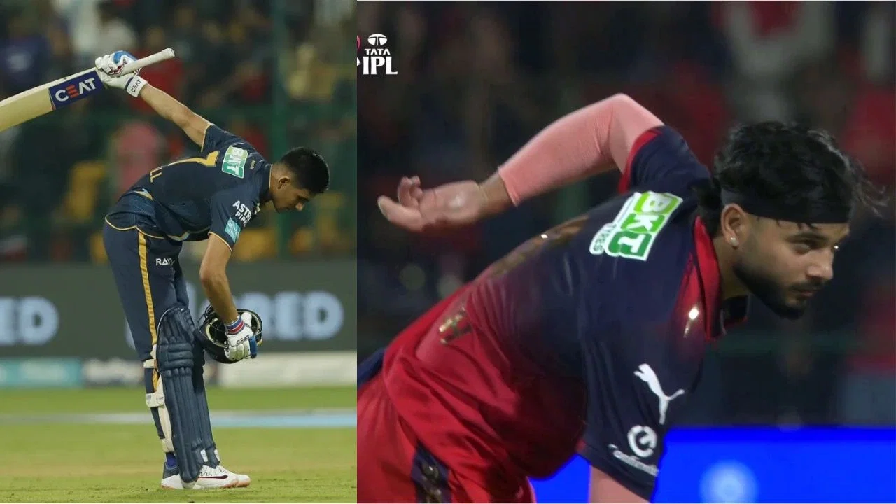 Suyash Sharma replicates Shubman Gill’s celebration after dismissing the GT captain in RCB vs GT clash