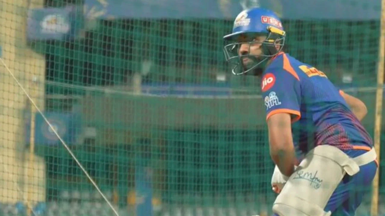 Rohit Sharma accidentally hits ground staff during net practice; makes a heartfelt gesture for the staff
