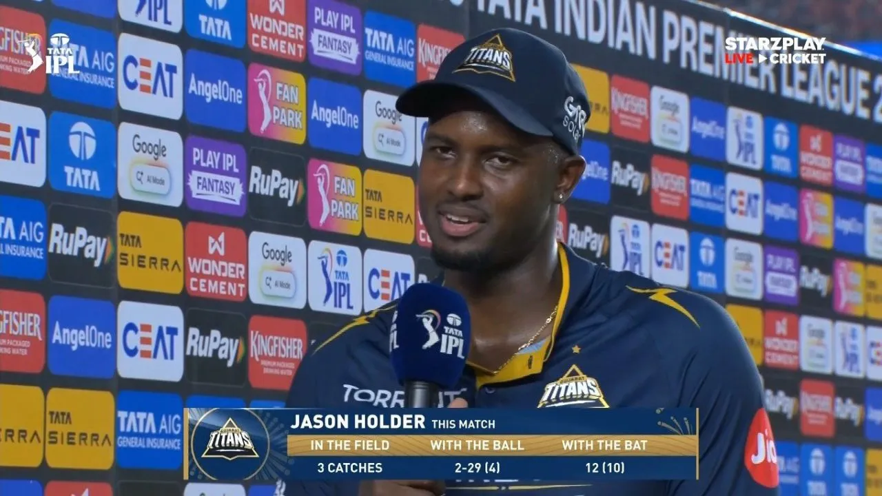 “Happy to contribute”: Jason Holder delighted after match-winning show, bags POTM in GT vs RCB