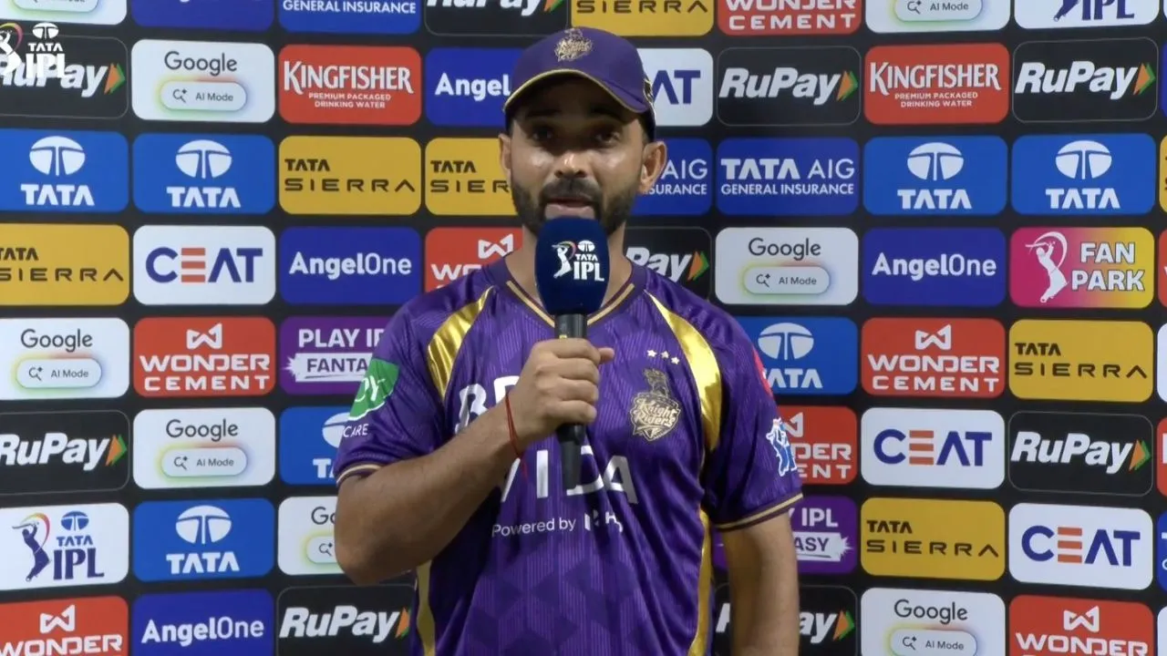 “Credit to our bowling”: Ajinkya Rahane credits after dominating win vs SRH in IPL 2026